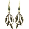 Silver Forest Goldtone Branches Dangle Earrings -Fashion Accessories Store NE 0445A