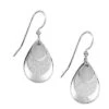 Silver Forest Earrings Silver Teardrop Trifector -Fashion Accessories Store NE 0496