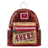 Loungefly NFL San Francisco 49ers Sequin Mini Backpack -Fashion Accessories Store NFLBK0057 LFNFLSANFRANCISCO49ERSSEQUINMINIBACKPACK2290FRONT