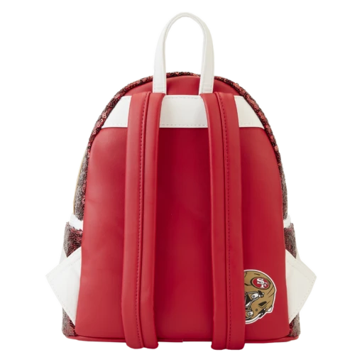 Loungefly NFL San Francisco 49ers Sequin Mini Backpack - Image 2