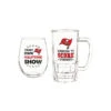 NFL® Tampa Bay Buccaneers Stemless 17 Oz. Wine Glass & 16 Oz. Beer Mug Set -Fashion Accessories Store P3843829