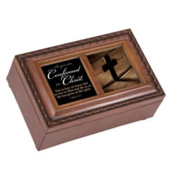 Confirmed In Christ Jewelry Music Box Plays Ave Maria