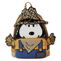 LOUNGEFLY Peanuts Snoopy Scarecrow Cosplay Mini Backpack