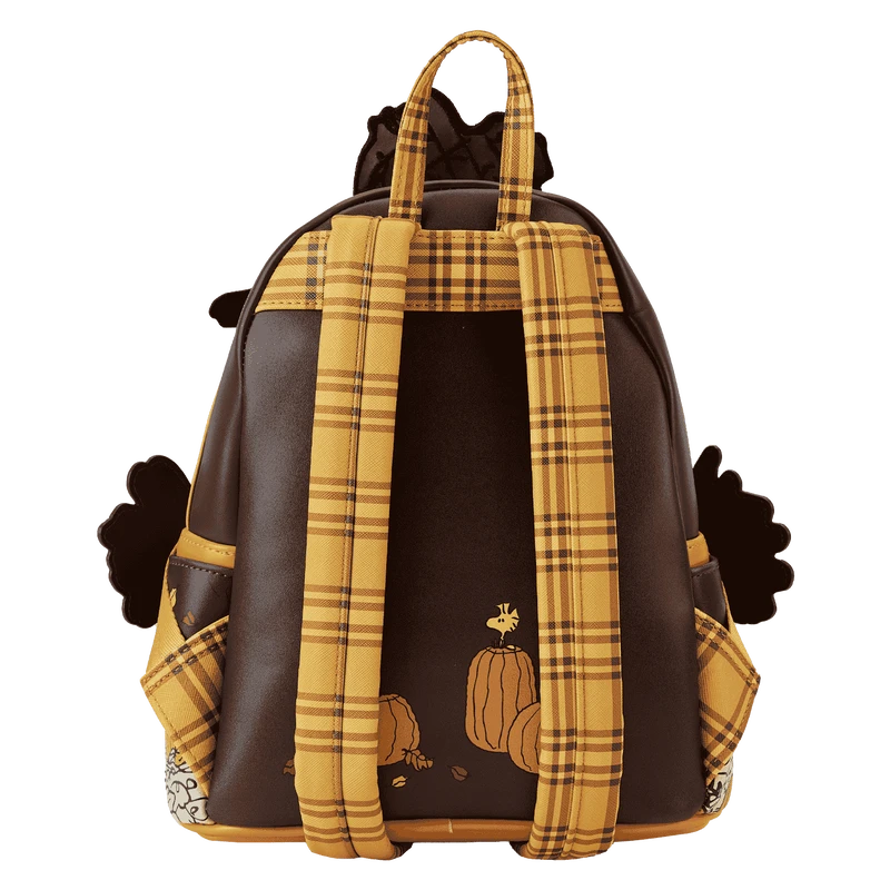 LOUNGEFLY Peanuts Snoopy Scarecrow Cosplay Mini Backpack 4 LOUNGEFLY Peanuts Snoopy Scarecrow Cosplay Mini Backpack - Image 2