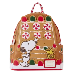Loungefly Peanuts Snoopy Gingerbread House Scented Mini Backpack