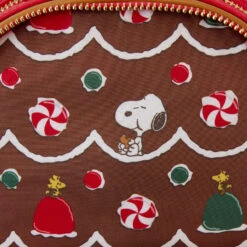 Loungefly Peanuts Snoopy Gingerbread House Scented Mini Backpack -Fashion Accessories Store PNBK0028 3