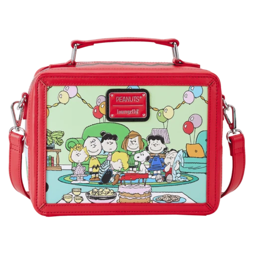 LOUNGEFLY Peanuts Charlie Brown Vintage Lunchbox Crossbody Bag - Image 2