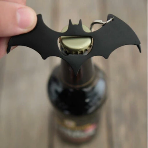 Batman Logo Multi-Tool Bottle Opener Keychain With Screwdriver - Image 2