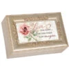 Love More Than You Could Imagine Woodgrain Embossed Jewelry Music Box -Fashion Accessories Store PR288C