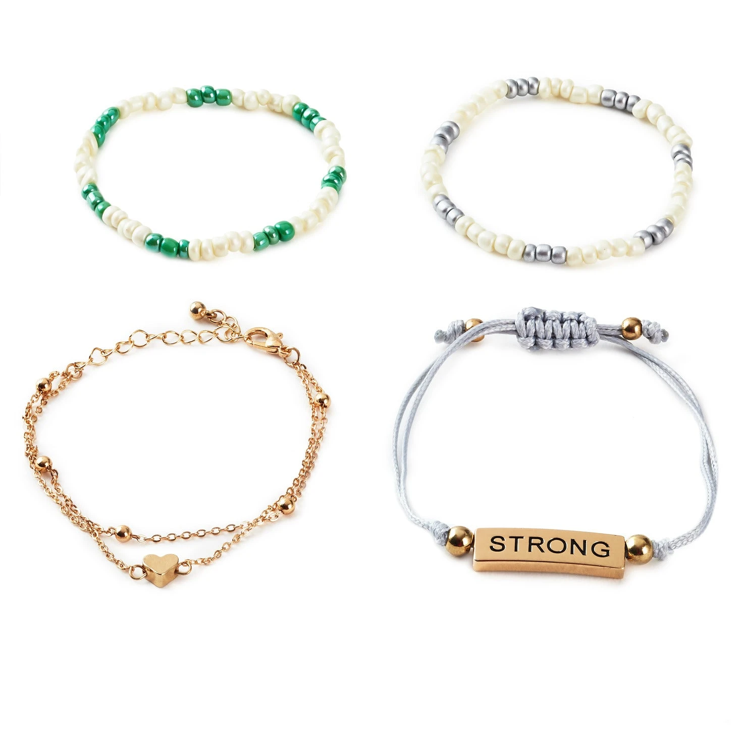 Hallmark Strong And Courageous Bracelets, Set Of 4 5 Hallmark Strong And Courageous Bracelets, Set Of 4 - Image 3