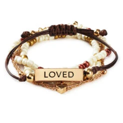 Hallmark Loved Bracelets, Set Of 4 -Fashion Accessories Store REL1081 01