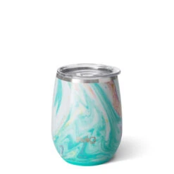 SWIG Wanderlust Stemless Wine Cup 14 Oz. Stainless Steel And Insulated