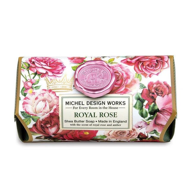 Michel Design Works Royal Rose Large Bath Soap Bar 3 Michel Design Works Royal Rose Large Bath Soap Bar