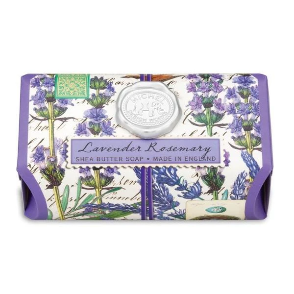Michel Design Lavender Rosemary Large Bath Soap Bar 3 Michel Design Lavender Rosemary Large Bath Soap Bar