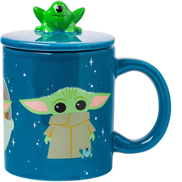 Star Wars Mandalorian The Child Bab Yoda Grogu 18 Oz Ceramic Mug With Sculpted Lid 3 Star Wars Mandalorian The Child Bab Yoda Grogu 18 Oz Ceramic Mug With Sculpted Lid
