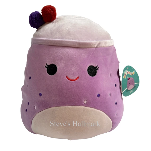 Squishmallow Vie The Berry Smoothie Breakfast 5" Stuffed Plush By Kelly Toy 3 Squishmallow Vie The Berry Smoothie Breakfast 5" Stuffed Plush By Kelly Toy