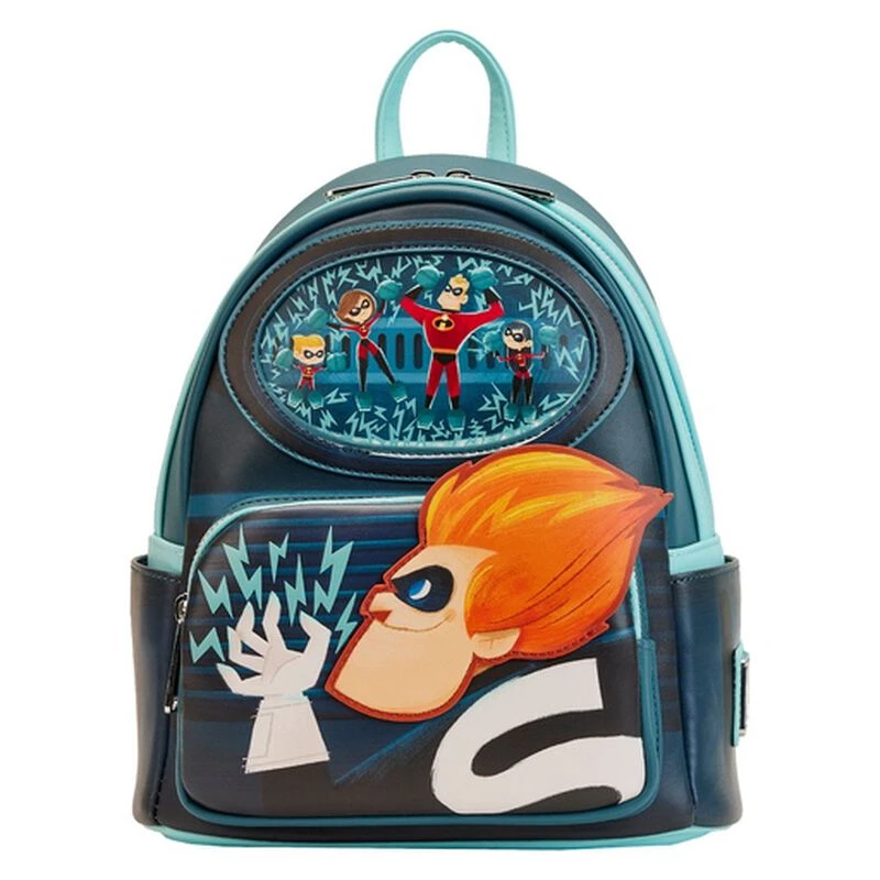 Loungefly Disney The Incredibles Syndrome Glow Mini Backpack 3 Loungefly Disney The Incredibles Syndrome Glow Mini Backpack