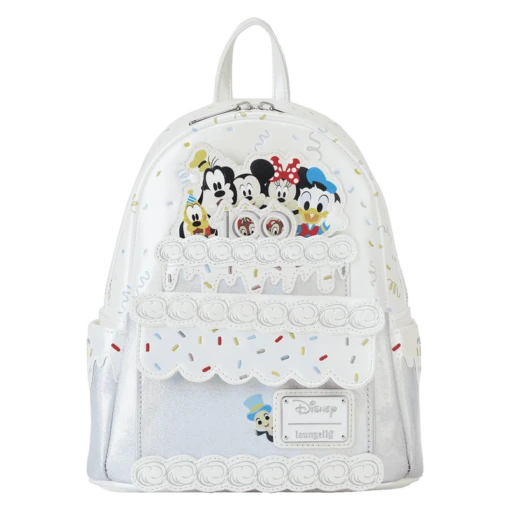 LOUNGEFLY Disney100 Anniversary Celebration Cake Mini Backpack