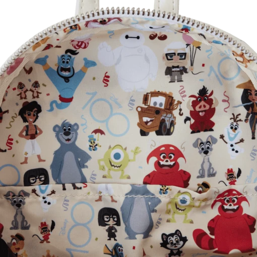 LOUNGEFLY Disney100 Anniversary Celebration Cake Mini Backpack - Image 4
