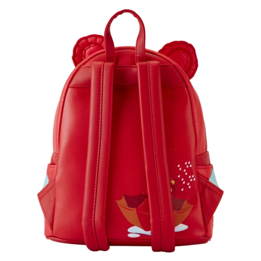 LOUNGEFLY Winnie The Pooh Rainy Day Puffer Jacket Cosplay Mini Backpack - Image 2