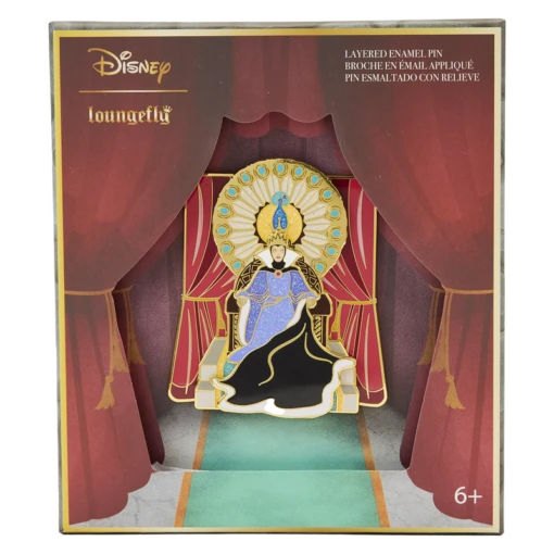 LOUNGEFLY Loungfly Disney Snow White Evil Queen Throne Layered Pin