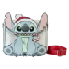 Loungefly Stitch Holiday Glitter Crossbody Bag