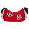 LOUNGEFLY Disney100 Mickey & Minnie Classic Gloves Crossbody Bag -Fashion Accessories Store WDTB2891 LFDISNEYD100MICKEYHANDSCROSSBODYBAG0061FRONT