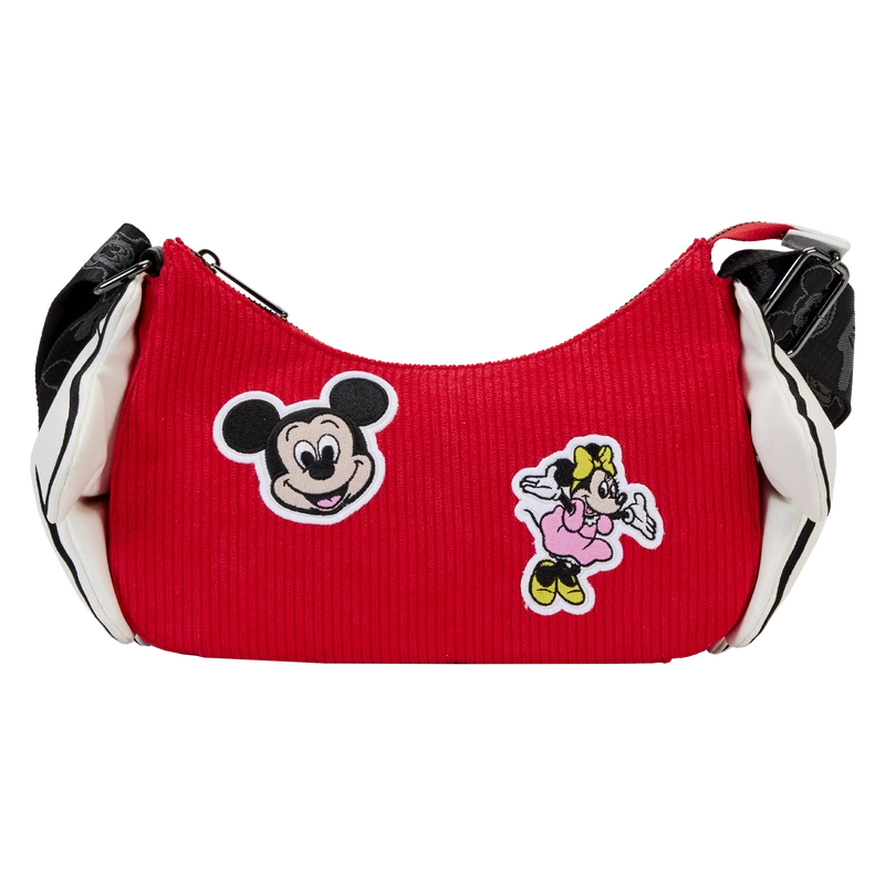 LOUNGEFLY Disney100 Mickey & Minnie Classic Gloves Crossbody Bag 3 LOUNGEFLY Disney100 Mickey & Minnie Classic Gloves Crossbody Bag