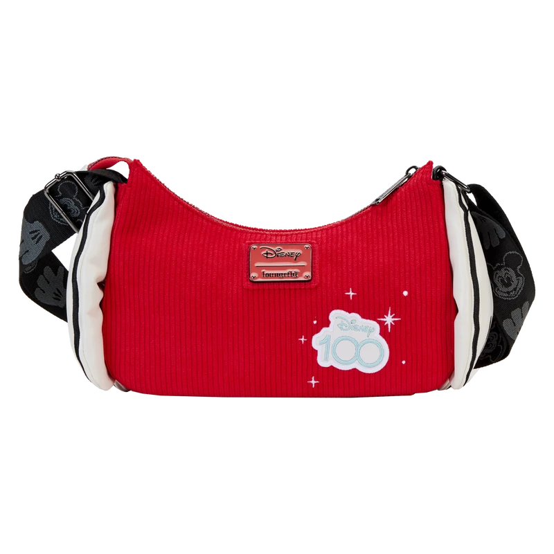 LOUNGEFLY Disney100 Mickey & Minnie Classic Gloves Crossbody Bag 4 LOUNGEFLY Disney100 Mickey & Minnie Classic Gloves Crossbody Bag - Image 2