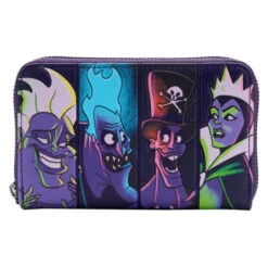 Disney Loungefly Villains In The Dark Ziparound Wallet