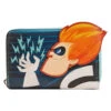Loungefly The Incredibles Syndrome Glow Zip Around Wallet -Fashion Accessories Store WDWA2445 1