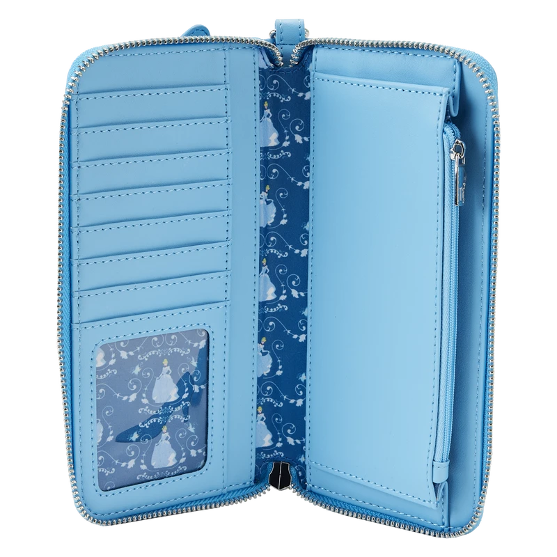 Loungefly Disney Cinderella Lenticular Princess Series Zip Around Wristlet Wallet 5 Loungefly Disney Cinderella Lenticular Princess Series Zip Around Wristlet Wallet - Image 3