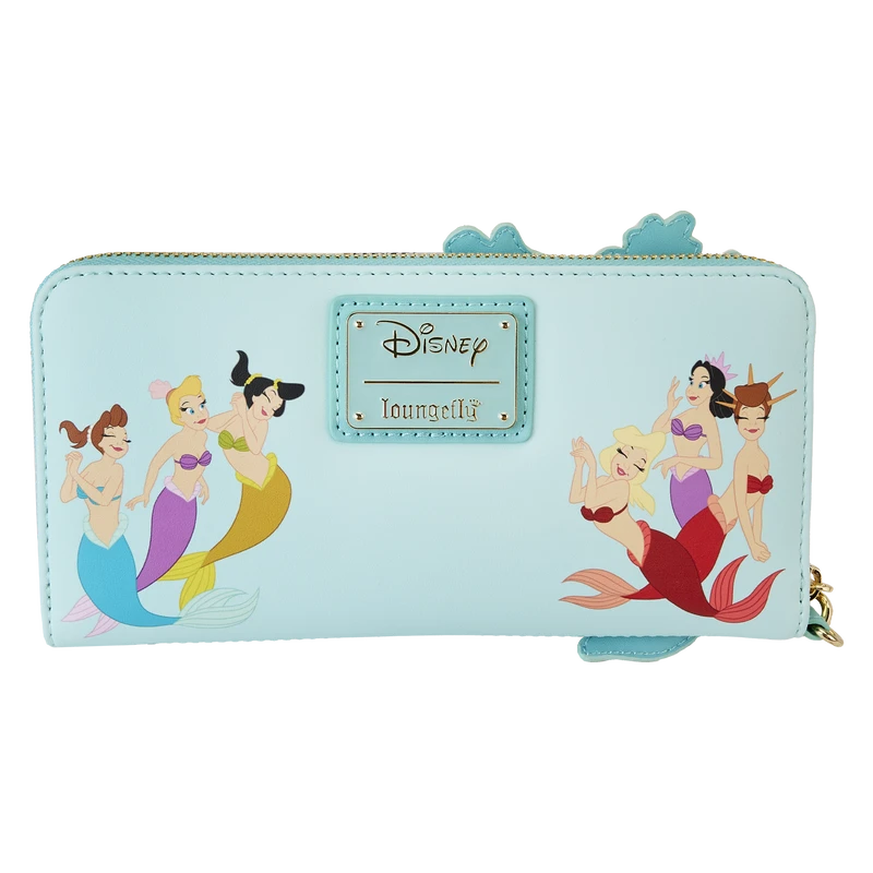 Loungefly The Little Mermaid Ariel Princess Lenticular Zip Around Wallet 5 Loungefly The Little Mermaid Ariel Princess Lenticular Zip Around Wallet - Image 3