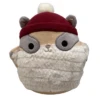 Squishmallow Ziv The Brown Sugar Glider With Beanie Hat And Fuzzy Belly 5" Stuffed Plush By Kelly Toy -Fashion Accessories Store Ziv