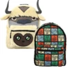 Avatar The Last Airbender Appa & Momo Reversible 3D Laptop Backpack With Faux Fur -Fashion Accessories Store avatarbackpack