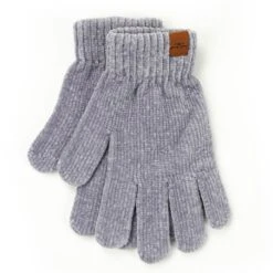 Beyond Soft Chenille Gloves BUY 1 GET 1 FREE -Fashion Accessories Store bkbglv gry 01