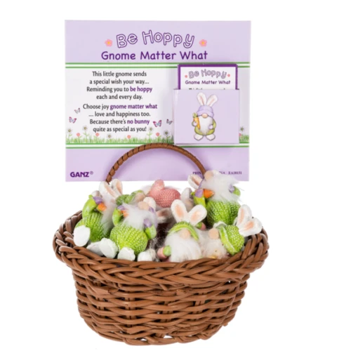 Spring Easter Bunny Gnome Token Charm - Image 3