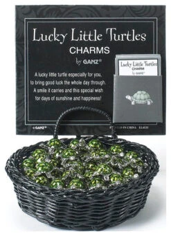 Lucky Little Turtle Pocket Token Charm -Fashion Accessories Store el6533