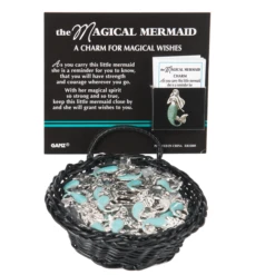 Magical Mermaid Token Charm -Fashion Accessories Store er32085