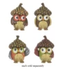 Little Wise Acorn Hat Owl Token Charm -Fashion Accessories Store er51272 b