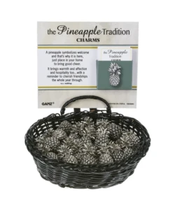 The Pineapple Tradition Token Charm -Fashion Accessories Store er56001