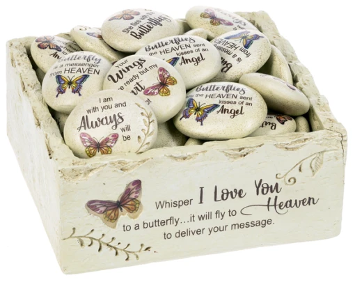 Whisper I Love You Butterfly Memorial Stone - Image 2