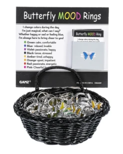 Butterfly Mood Ring Token Charm -Fashion Accessories Store er66685