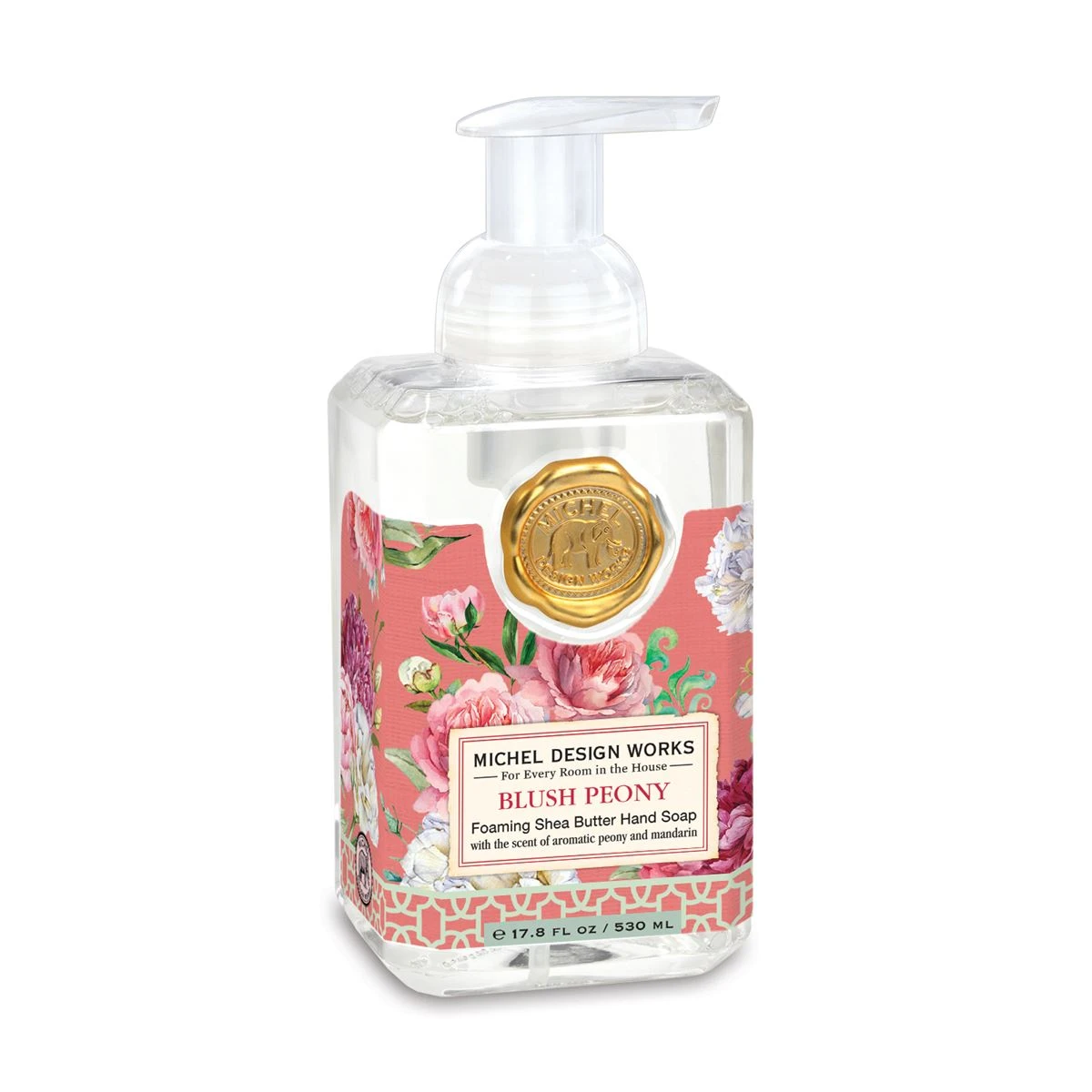 Michel Design Works Blush Peony Foaming Hand Soap 3 Michel Design Works Blush Peony Foaming Hand Soap
