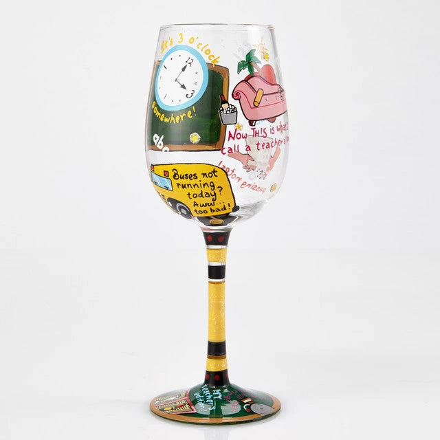 Lolita Teacher's Time Out Wine Glass 3 Lolita Teacher's Time Out Wine Glass