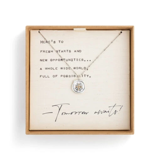 Demdaco Dear You Tomorrow Awaits Pendant Necklace