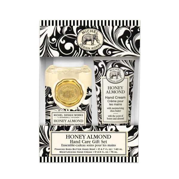 Michel Design Works Honey Almond Hand Care Gift Set 3 Michel Design Works Honey Almond Hand Care Gift Set