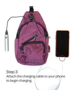 Anti-Theft Daypack Backpack Red By Nupouch -Fashion Accessories Store instructions 3 d72d7acc 8bfa 42ab be6d 68f398181c99