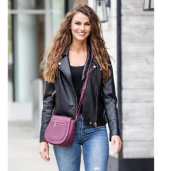Kedzie Camden Mini Messenger In Vegan Leather