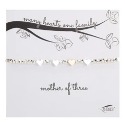 Alexa's Angels Many Hearts One Family Mother Of Three Bracelet